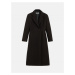 Kabát Trussardi Coat Diagonal Cloth Čierna