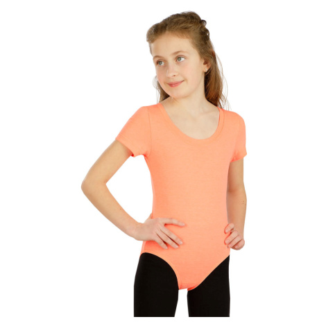 Litex Detský gymnastický dres s krátkym rukávom 5D238 oranžová