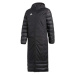 adidas JKT18 WINT COAT Pánsky páperový kabát, čierna, veľkosť