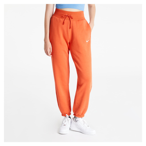 Nike Sportswear Phoenix Fleece Women's High-Waisted Oversized Sweatpants Mantra Orange/ Sail