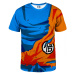 Aloha From Deer Battle Goku T-Shirt TSH AFD756 Blue