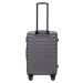 Tmavosivá 3dielna sada kufrov PEAFOWL PEA01, Set of 3 suitcases (L, M, S) Wings, Dark grey