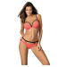 SVETLOKORALOVÉ PUSH-UP BIKINY NATHALIE CORAL M-391 (3)