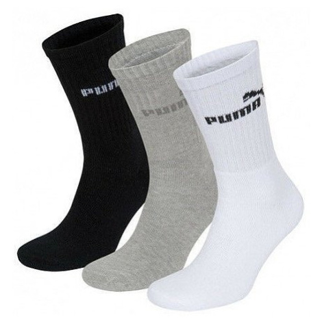 3PACK Pánske ponožky PUMA 883296 Crew Sock A Mix