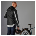 Pánska hrejivá cyklistická bunda do dažďa 540 čierna