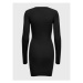 ONLY Úpletové šaty Liza 15267964 Čierna Slim Fit