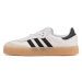 adidas  Sambae White Black Gum  Módne tenisky Biela