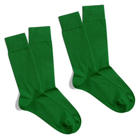 Banana Socks Unisex's 2Pack Socks Essentials Emerald Fields