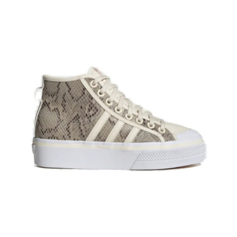 Dámska vychádzková obuv ADIDAS ORIGINALS Nizza Platform Mid wonder white wonder white core black