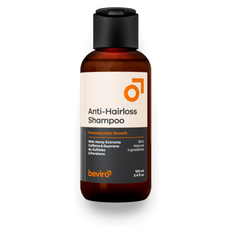 Prírodný šampón pre mužov proti padaniu vlasov Beviro Anti-Hairloss Shampoo - 100 ml (BV320) + d