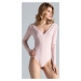 RUŽOVÉ BODY S VÝSTRIHOM M651 PINK