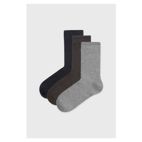 3 PACK Bavlnené ponožky Monaq vysoké Ysabel Mora