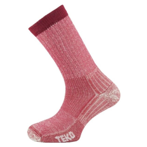 TEKO ECO HIKE 2.0 Outdoorové ponožky, červená, veľkosť
