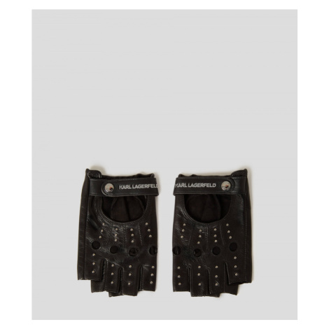 Rukavice Karl Lagerfeld K/Essential Rocky Glove Čierna