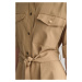 ŠATY GANT REG UTILITY SS SHIRT DRESS DARK KHAKI