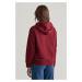 MIKINA GANT SMALL GRAPHIC HOODIE PLUMPED RED