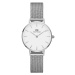 Hodinky Daniel Wellington Petite 28 Sterling dámske, strieborná farba