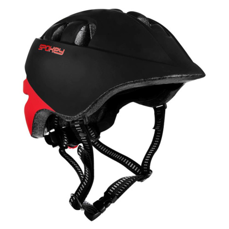 Spokey CHERUB Children's cycling helmet IN-MOLD, 48-52 cm, clear-red