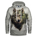 Aloha From Deer Forest Wolf Hoodie HK AFD1041 Grey