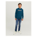 Jack&Jones Junior Mikina 12237459 Modrá Regular Fit