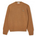 Lacoste  Carded Wool Crew Neck Sweater - Marron  Svetre Hnedá