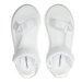 Calvin Klein Jeans Sandále Sandal Velcro Webbing Dc YW0YW01353 Biela