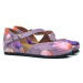 Goby fialové sandále Lila Flowers