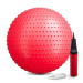 Gymnastická lopta s výčnelkami 65cm červená