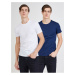 Sada dvou pánských triček v bílé a modré barvě Levi's® The Perfect