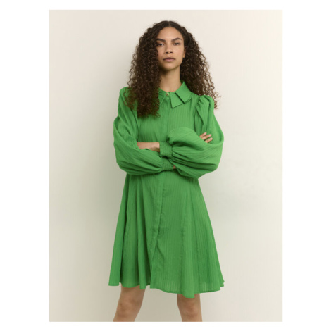 Karen by Simonsen Košeľové šaty Bugsy 10104307 Zelená Feminine Fit