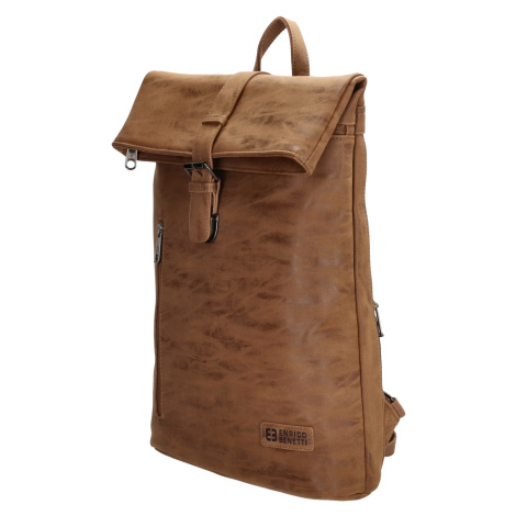 Batoh na notebook Enrico Benetti Rotterdam 66598 Camel