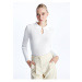 LC Waikiki Women's Polo Neck Straight Long Sleeve Knitwear Sweater