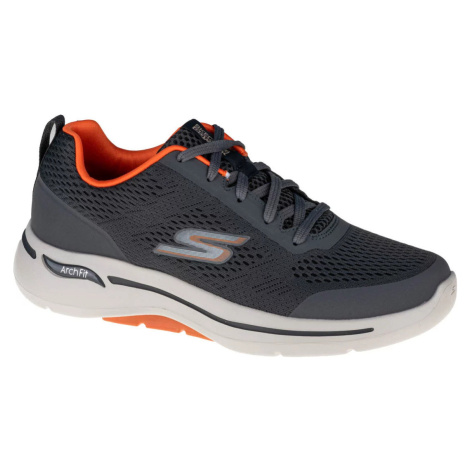 SIVÉ PÁNSKE TENISKY SKECHERS GO WALK ARCH FIT 216116-CCOR