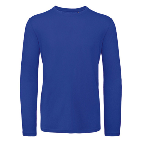 B&amp;C Pánske tričko s dlhým rukávom TM070 Cobalt Blue B&C