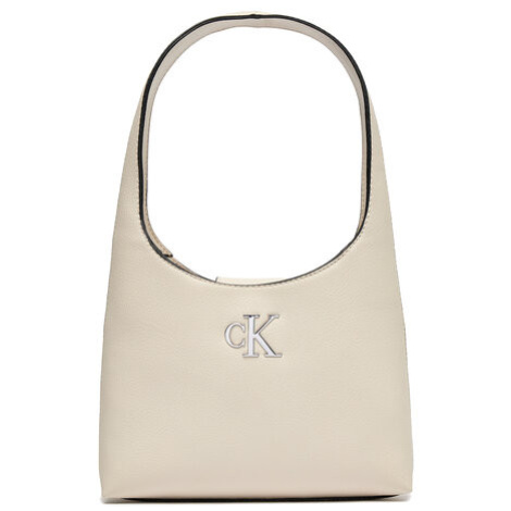 Calvin Klein Jeans Kabelka Minimal Monogram Shoulder Bag K60K610843 Écru