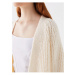 LC Waikiki Shawl Collar Plain Long Sleeve Women's Knitwear Cardigan