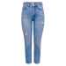 ONLY Dámske džínsy ONLEMILY Straight Fit 15249500 Light Blue Denim 25/32