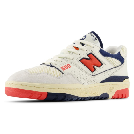 new balance Nízke tenisky '550'  námornícka modrá / oranžovo červená / prírodná biela