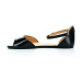 Shapen Lily Black Wide barefoot sandále 42 EUR