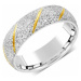 Silvego Snubný prsteň pre mužov aj ženy z ocele RRC22799 59 mm