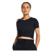 Under Armour Dámske tričko Motion Crossover Crop SS Black  LL