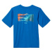 Columbia GRIZZLY RIDGE BACK GRAPHIC SHORT SLEEVE TEE Detské tričko, modrá, veľkosť