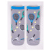 Yoclub Bavlnené ponožky Vzory Farby SKS-0086F-B700 Grey