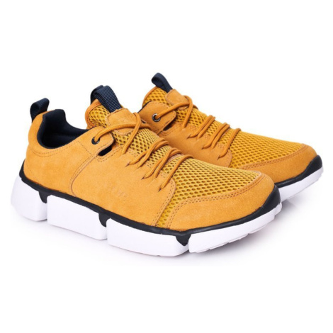 Mens Sport Shoes Sneakers GOE HH1N4029 yellow