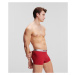 Spodná Bielizeň Karl Lagerfeld Metallic Elastic Trunk Set 3-Pack Black/Chili Pepper