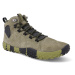 Barefoot turistické topánky Merrell - Wrapt Mid WP olive zelené