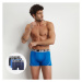 Pánske športové boxerky 3 ks DIM SPORT MICROFIBRE BOXER 3x - DIM SPORT - čierna