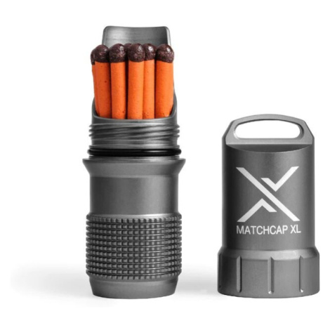 Vodotesné puzdro na zápalky MATCHCAP XL™ Exotac® – Gunmetal