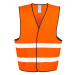 Result Unisex bezpečnostná reflexná vesta R200X Fluorescent Orange