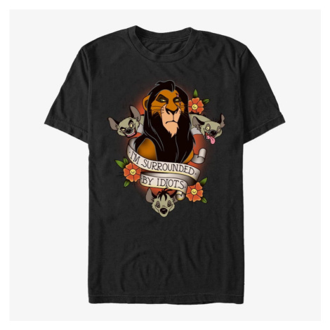 Queens Disney Lion King - Surrounded Unisex T-Shirt Black